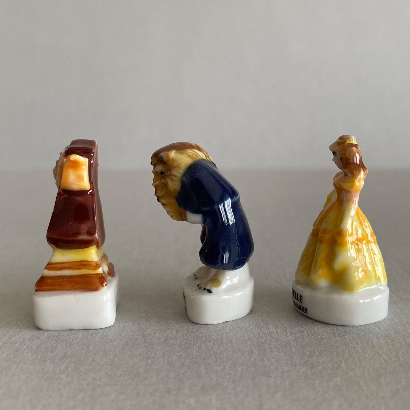 美女と野獣のフェーブ3点セット／ディズニー／フランス雑貨／陶器