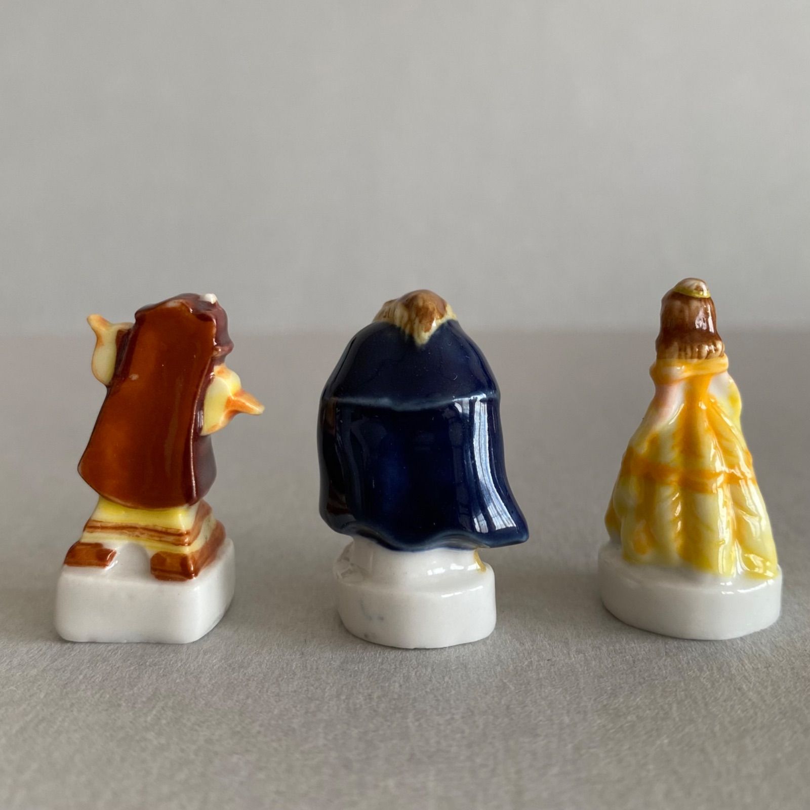 美女と野獣のフェーブ3点セット／ディズニー／フランス雑貨／陶器