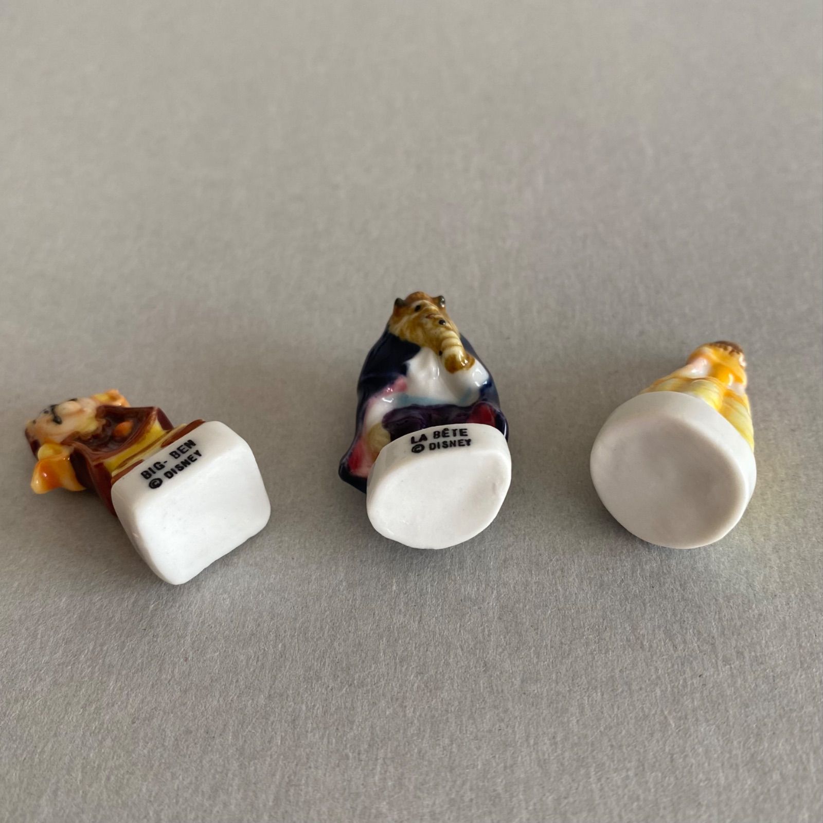 美女と野獣のフェーブ3点セット／ディズニー／フランス雑貨／陶器