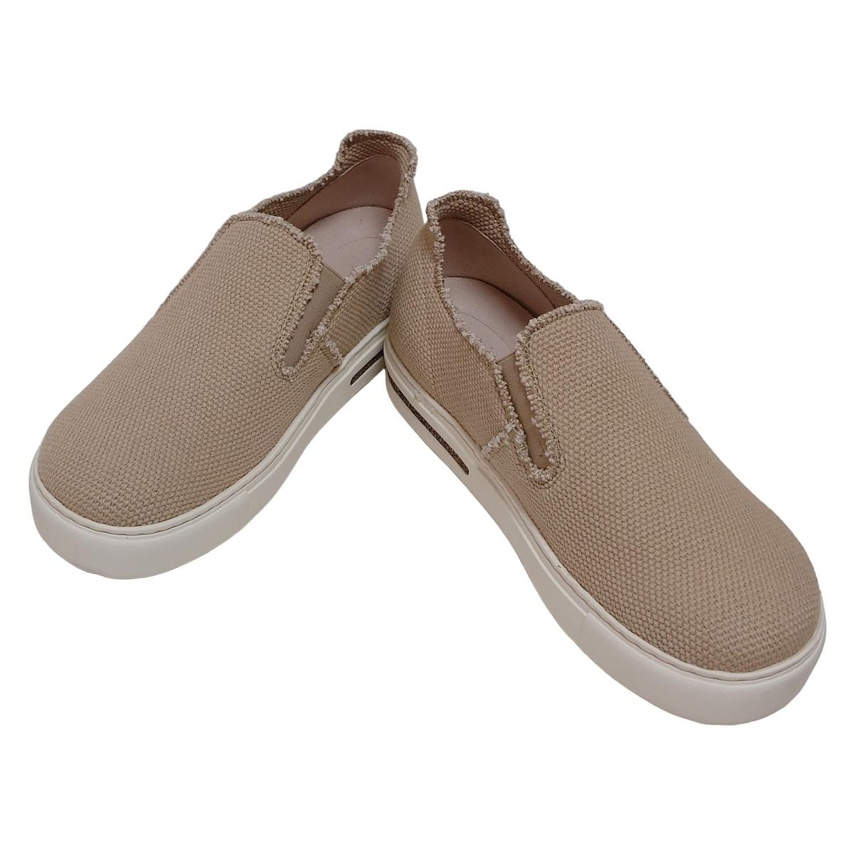 BIRKEN STOCK ビルケンシュトック スリッポン 39 メンズ ベージュ