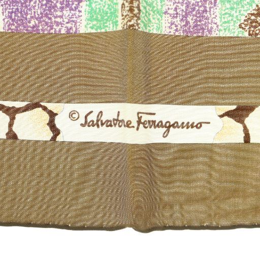 サルヴァトーレフェラガモ Salvatore Ferragamo 大判スカーフ ストール