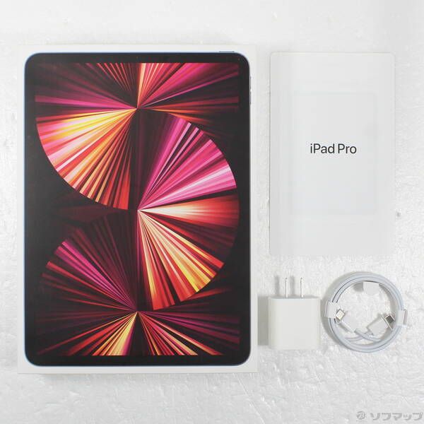 中古品〕 iPad Pro 11インチ 第3世代 128GB スペースグレイ MHQR3J／A