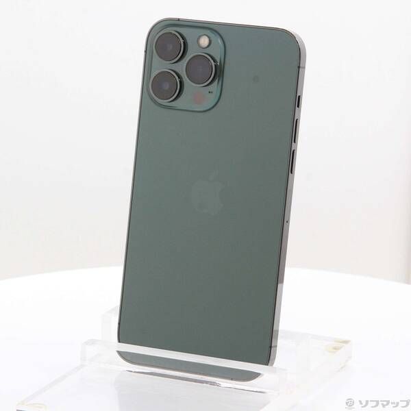 中古品〕 iPhone13 Pro Max 1TB アルパイングリーン MNCX3J／A SIM