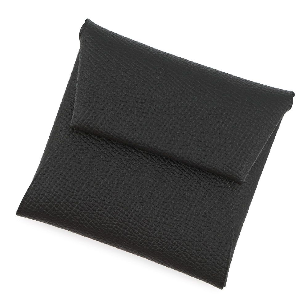 エルメス コインケース バスティア ブラック エプソン W刻印 HERMES 財布 黒