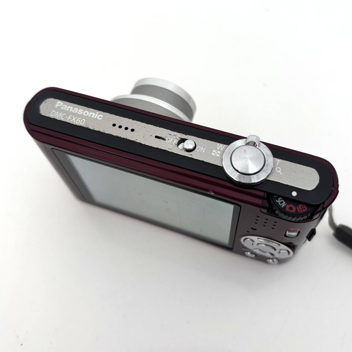 パナソニック】Panasonic LUMIX DMC-FX60 パープル コンパクトデジタル