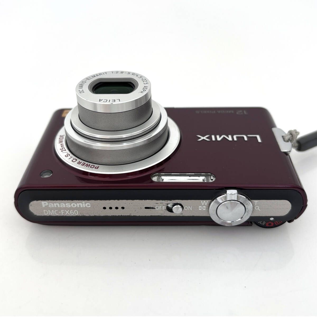 パナソニック】Panasonic LUMIX DMC-FX60 パープル コンパクトデジタル
