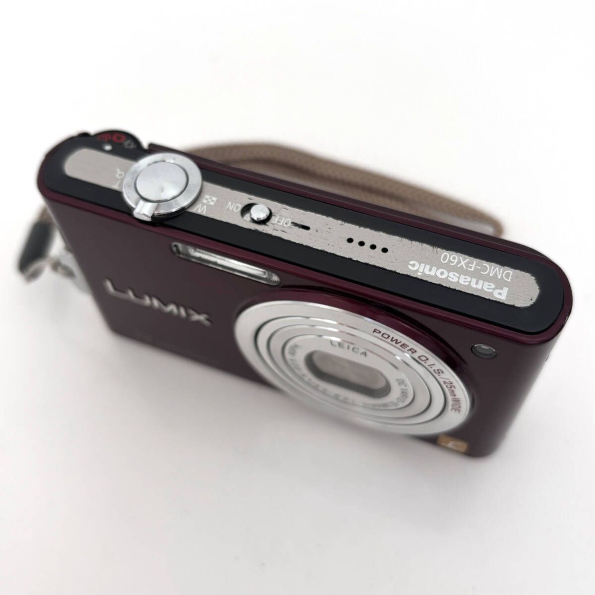 パナソニック】Panasonic LUMIX DMC-FX60 パープル コンパクトデジタル