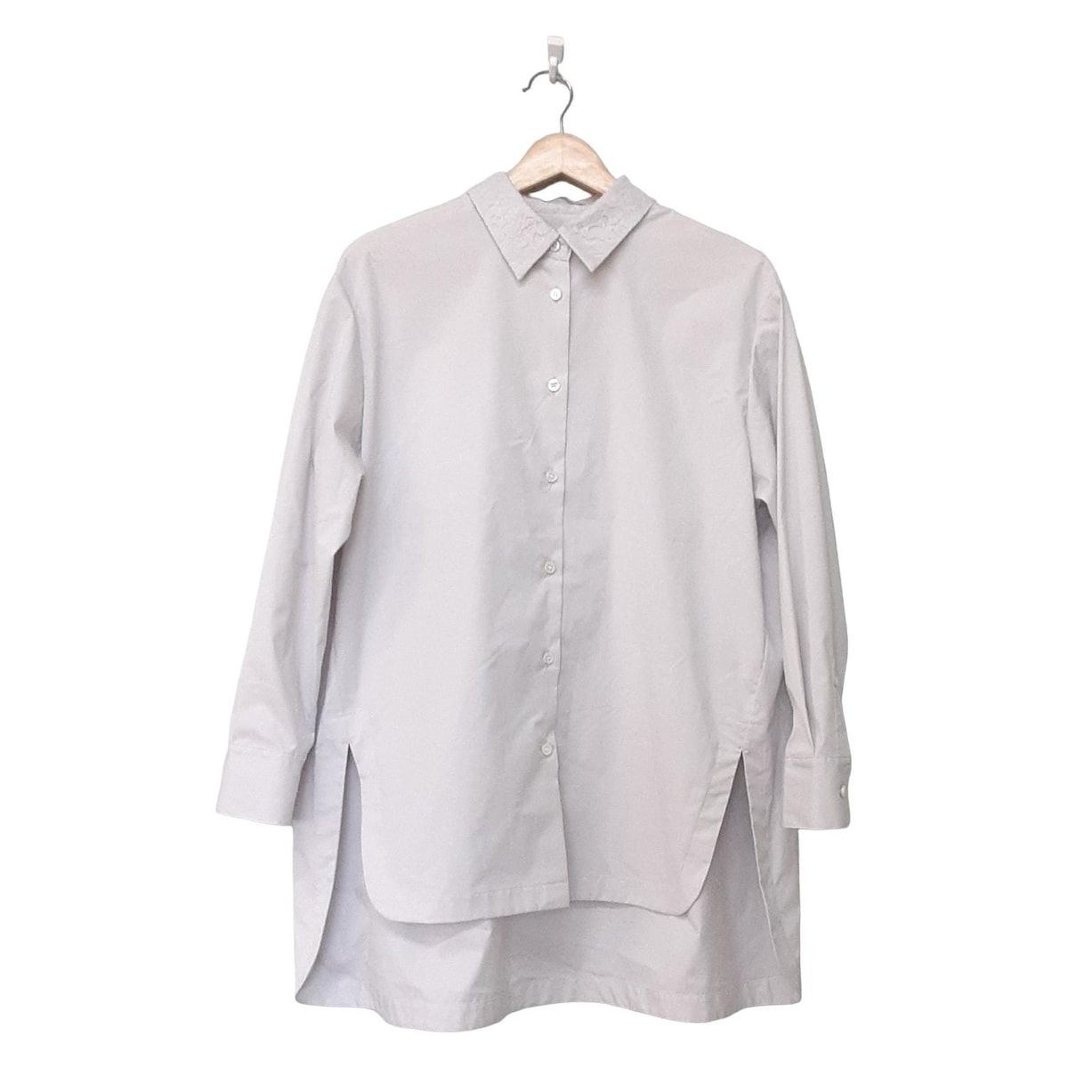 theory luxe セオリーリュクス 長袖シャツブラウス サイズ38 M レディース - 白 レース