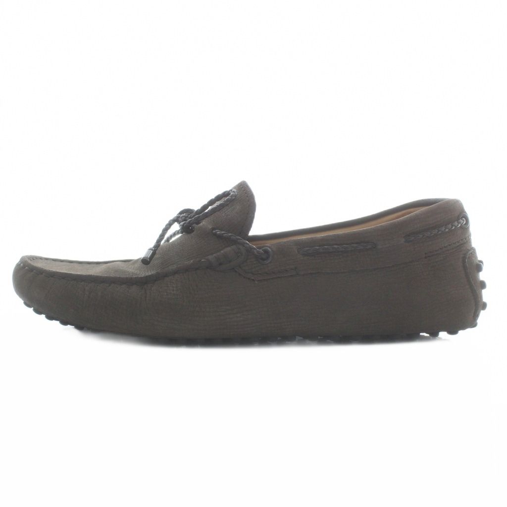 トッズ TOD'S ドライビングシューズ ローファー モカシン リボン 5.5