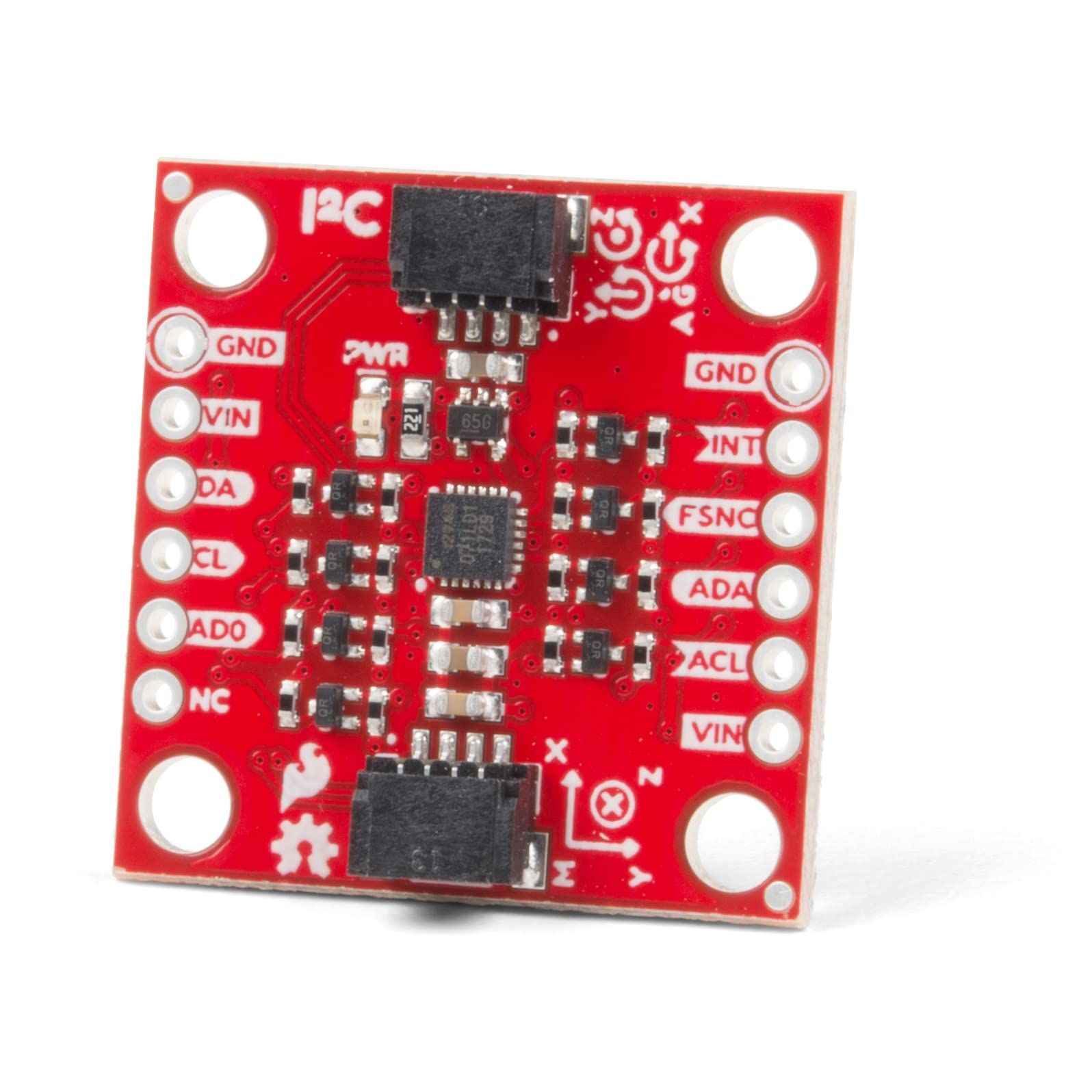 SparkFun 9 DoF IMU Breakout-ICM-20948 ローパワーI 2 C - SPI対応 9軸モーショントラッキング ロジックシフター付き Qwiic接続 GPIOピン デジタルモーションプロセッサ加速度計 ジャイロスコープ 磁力計