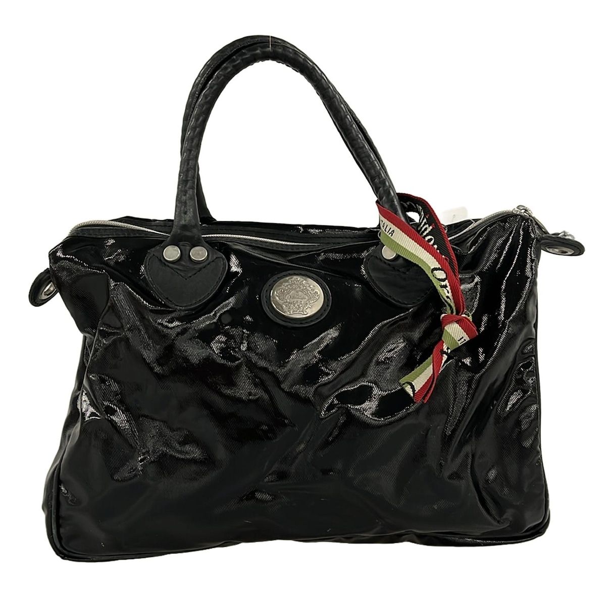 OROBIANCO オロビアンコ ハンドバッグ - 黒 レザー