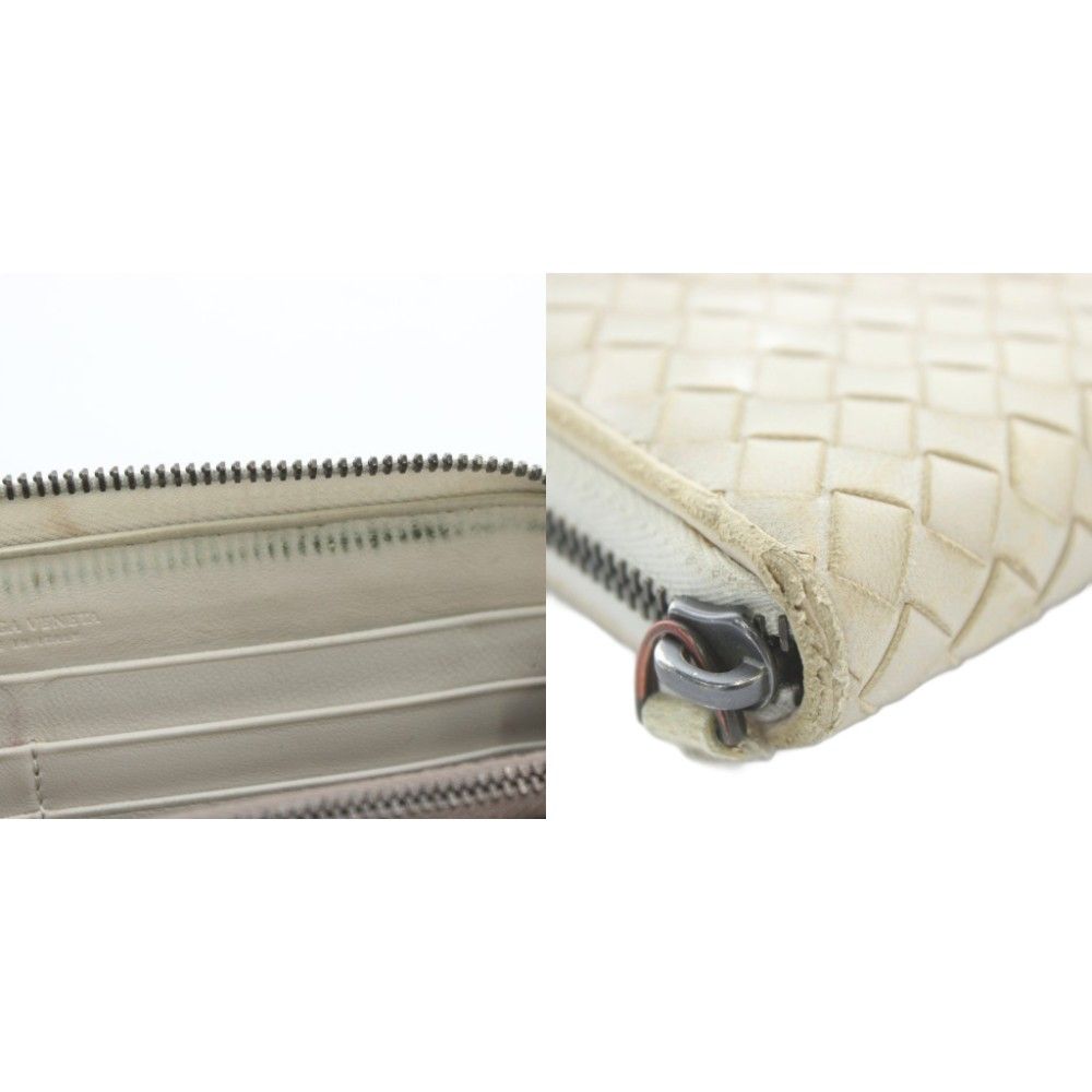 ボッテガヴェネタ BOTTEGA VENETA 長財布 レザー ラウンドファスナー