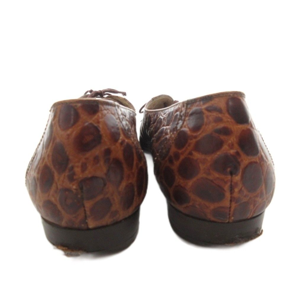 【BIGお買い物ラリー★30%OFFセール中】サルヴァトーレフェラガモ Salvatore Ferragamo ミュールタイガ— #6 ブラウン レディース 中古 サルヴァトーレフェラガモ Salvatore Ferragamo レースアップシューズ