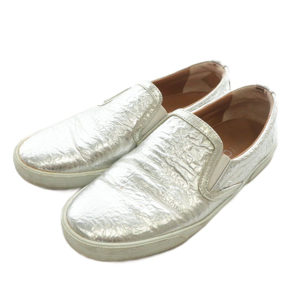ジミーチュウ JIMMY CHOO スリッポン スニーカー レザー メタリック