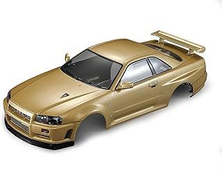 流星 LC racing|Killerbody NISSANｽｶｲﾗｲﾝBNR 34 ﾎﾞﾃﾞｨ ｼｬﾝﾊﾟﾝｺﾞｰﾙﾄﾞ 48645 RCカー部品