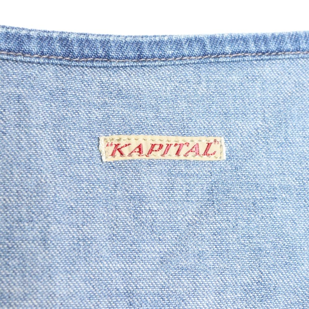 KAPITAL (キャピタル) デニム センタージップ サロペット レディース