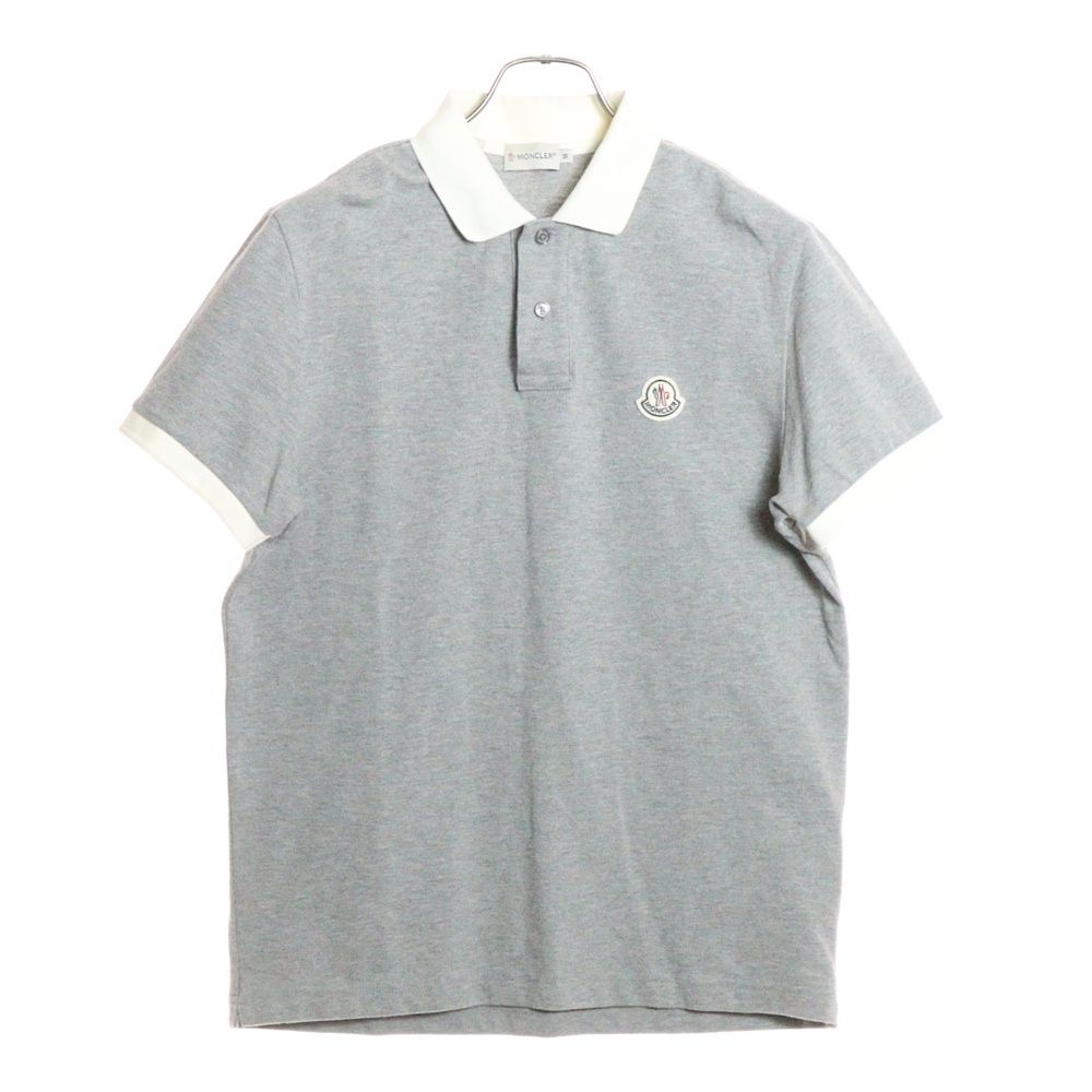 MONCLER (モンクレール) MAGLIA POLO MANICA CARTA ロゴワッペン 襟