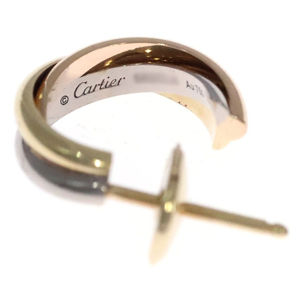 Cartier カルティエ K18 トリニティ ピアス ミニ Cartier (カルティエ) トリニティ ピアス ミニ Au750 K18 ゴールド