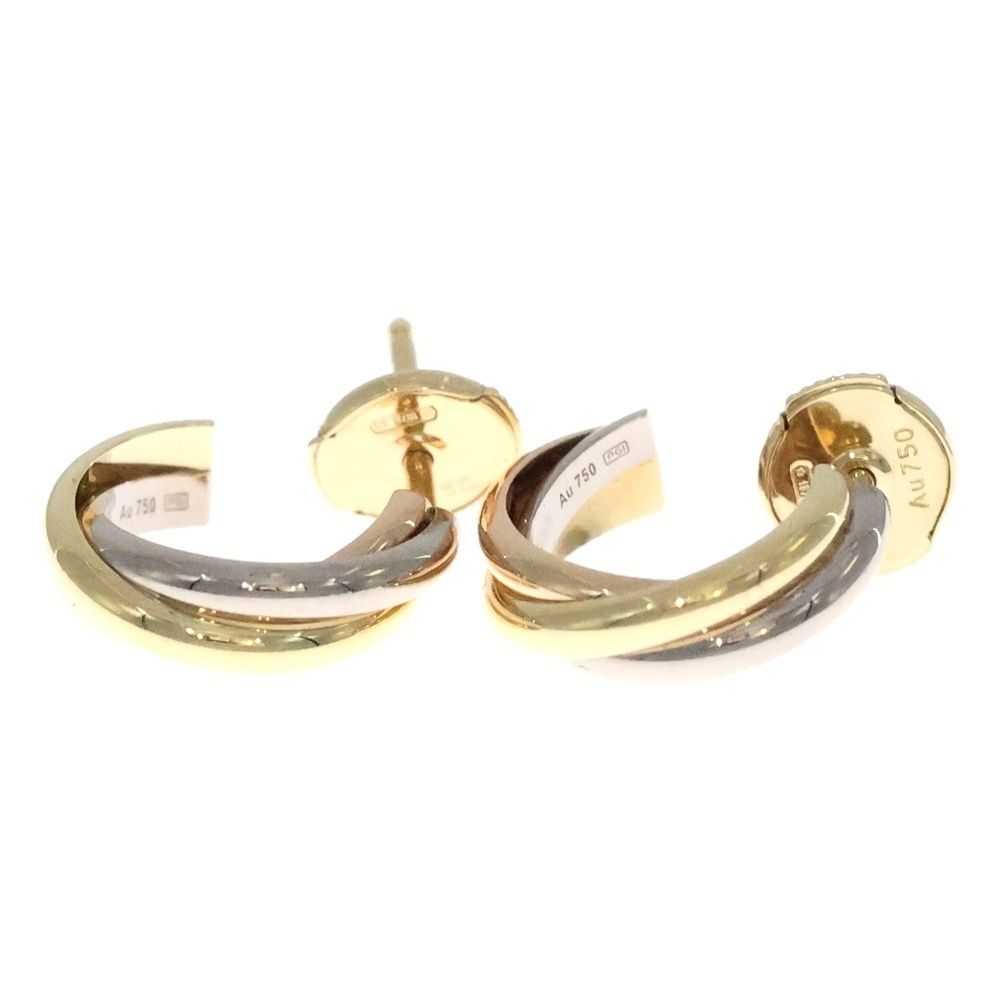 Cartier カルティエ K18 トリニティ ピアス ミニ Cartier カルティエ K18 トリニティ ピアス ミニ CARTIER カルティエ