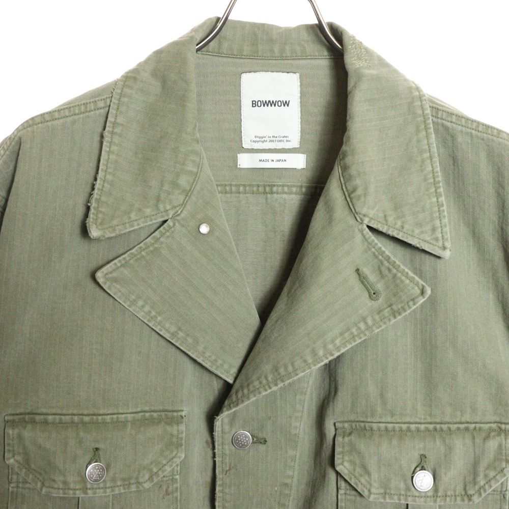 BOWWOW (バウワウ) 24AW M41 HBT JACKET ミリタリージャケット カーキ