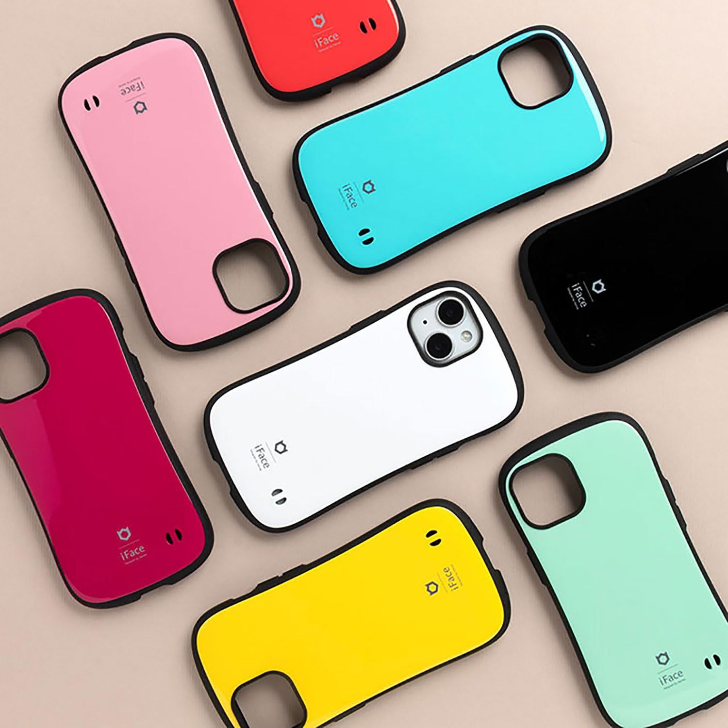 iFace First Class Standard iPhone 15 ケース (ブラック)【アイフェイス アイフォン15 用 iphone15 用 カバー 韓国 耐衝撃 ストラップホール】 [ブラック・iPhone 15専用]