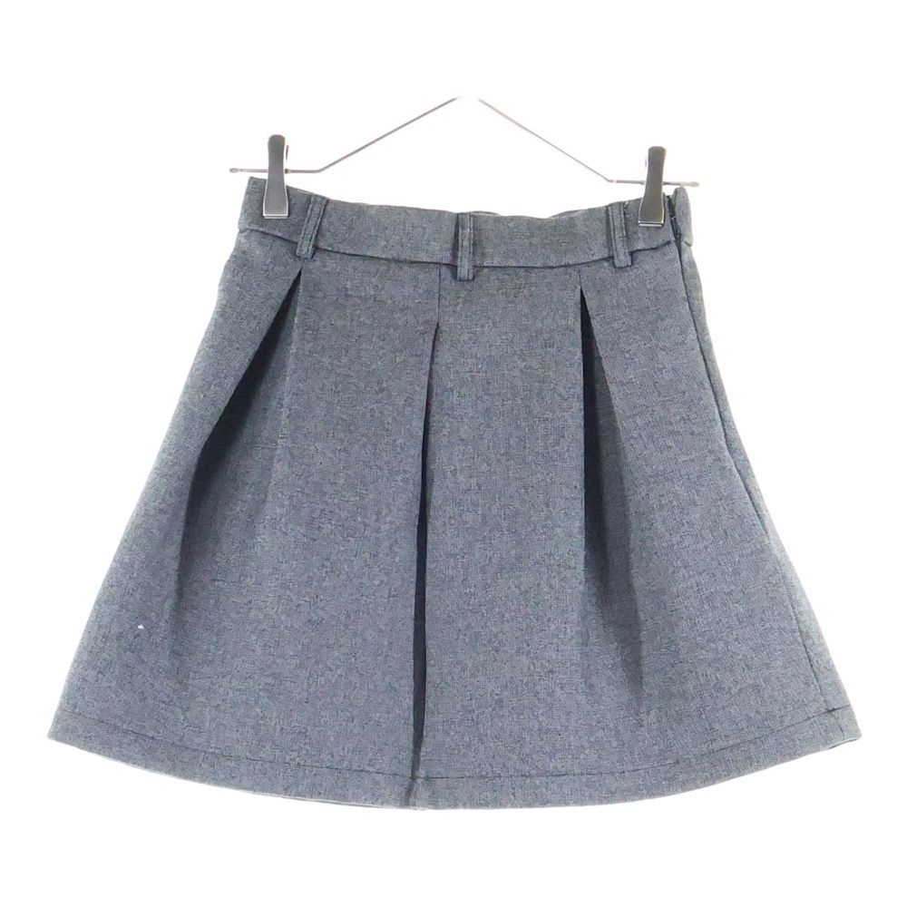 snidel (スナイデル) ベルテッドストラクチャーミニスカート グレー