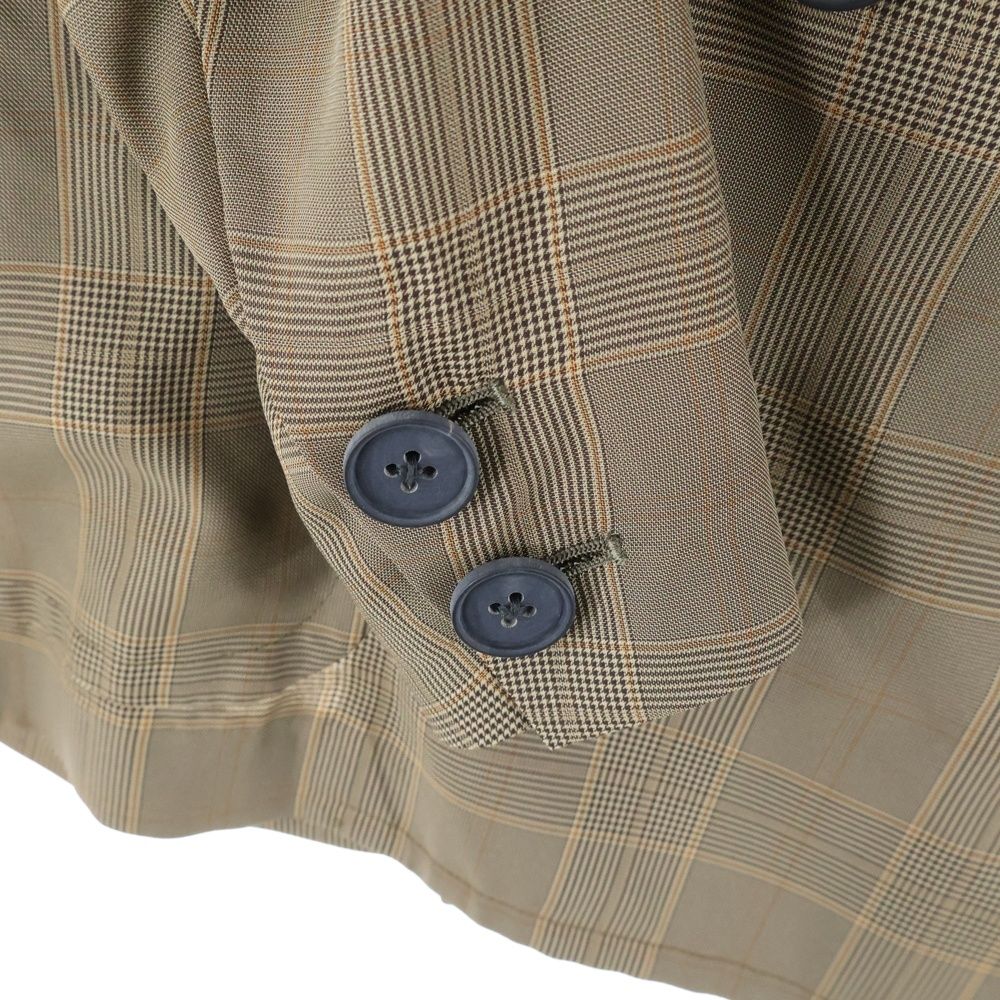 kolor (カラー) 21SS ドッキング チェック柄 ダブルテーラード