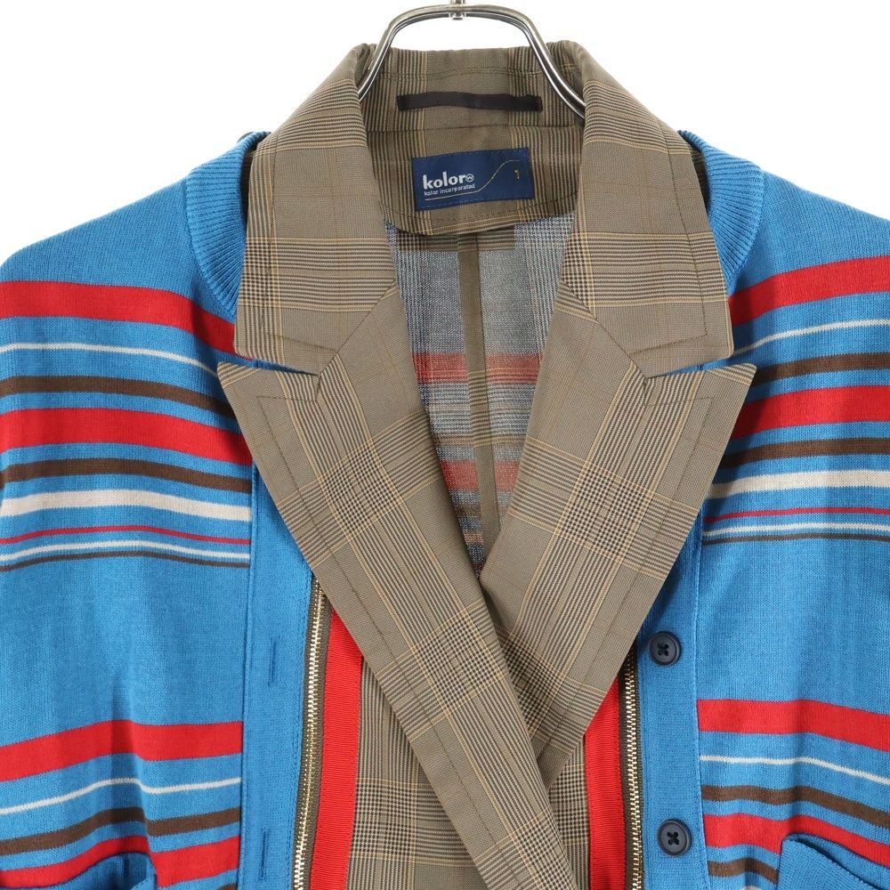 kolor 21ss ドッキングジャケット サイズ3 kolor ドッキングジャケット