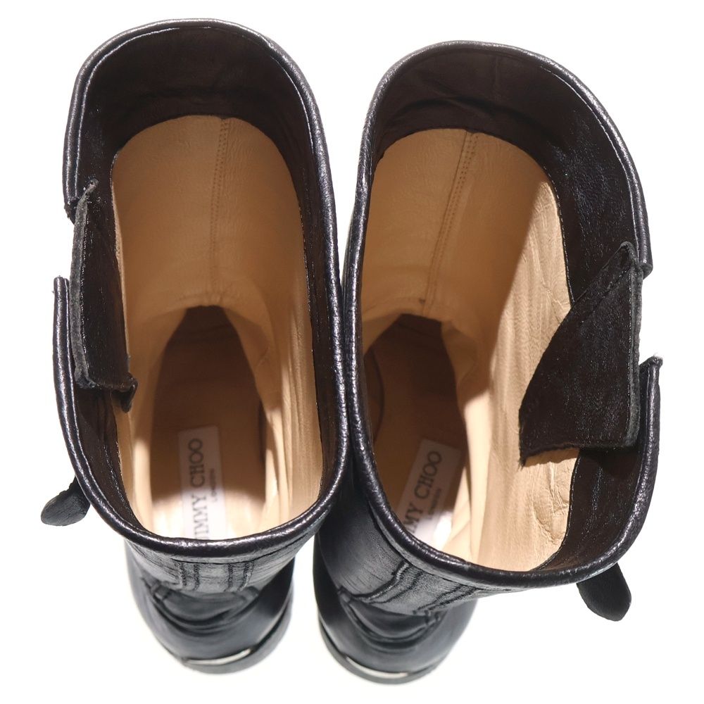 JIMMY CHOO (ジミーチュウ) BIKER LEATHER UNLINED バイカー レザー