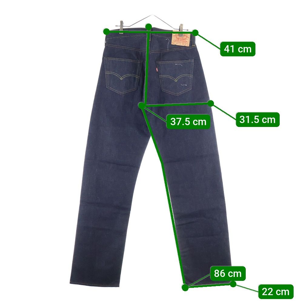 Levis(リーバイス) 90S 93年1月製 USA製 バレンシア工場製 ボタン裏555刻印 501 ボタンフライ ストレート デニム パンツ メンズ  W30L36【中古】【ブランド古着バズストア】 Levi's (リーバイス) 90S VINTAGE 501XX ビッグE ボタン裏555 USA製