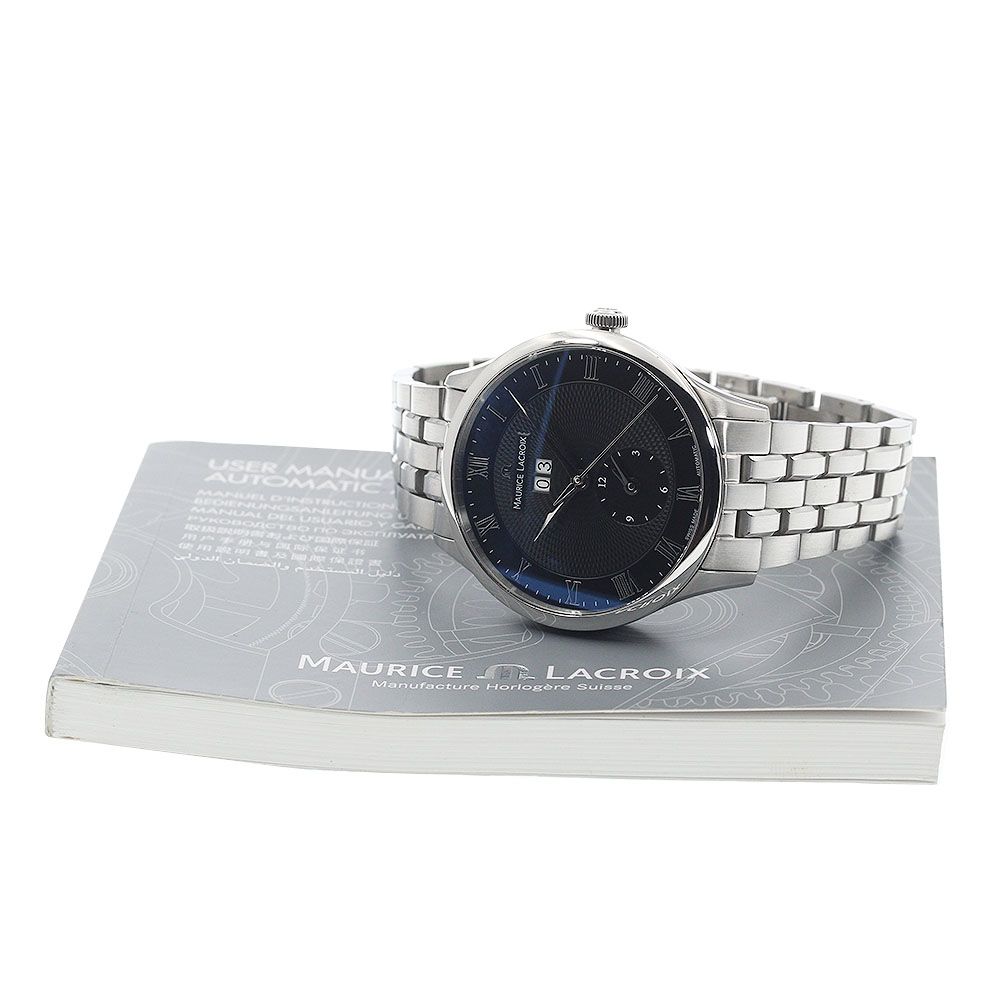 モーリスラクロア MAURICE LACROIX MP 6707-SS 002-310 マスターピース グランドデイト GMT 自動巻き メンズ 保証書付き_934297