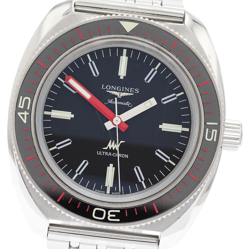 ロンジン LONGINES L2 836 4 ウルトラクロン 自動巻き メンズ 箱 保証書付き_922876