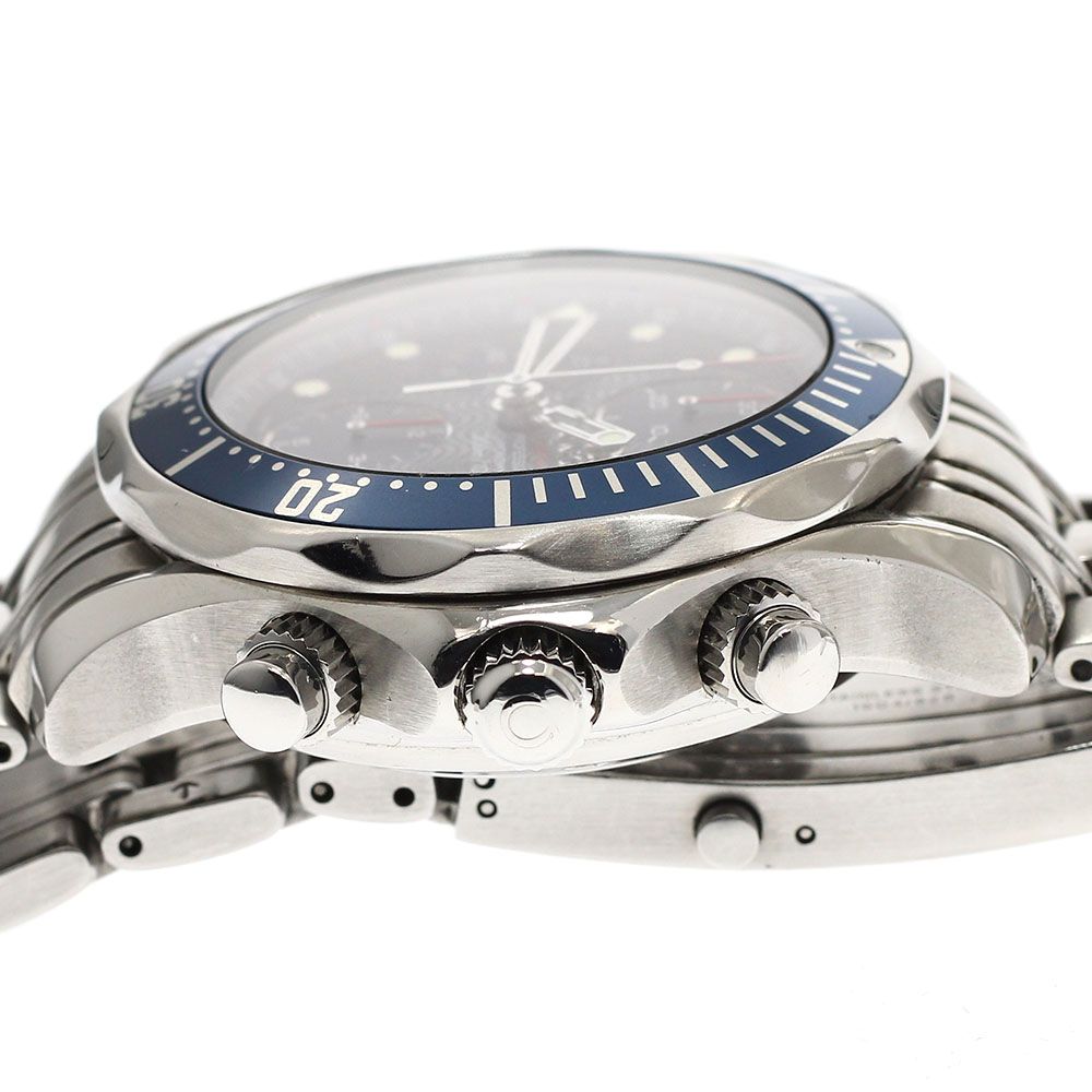  オメガ OMEGA 2225 80 シーマスター300 デイト クロノグラフ 自動巻き メンズ 箱 保証書付き_935671 ボトムス 自動巻き時計 腕時計(アナログ)