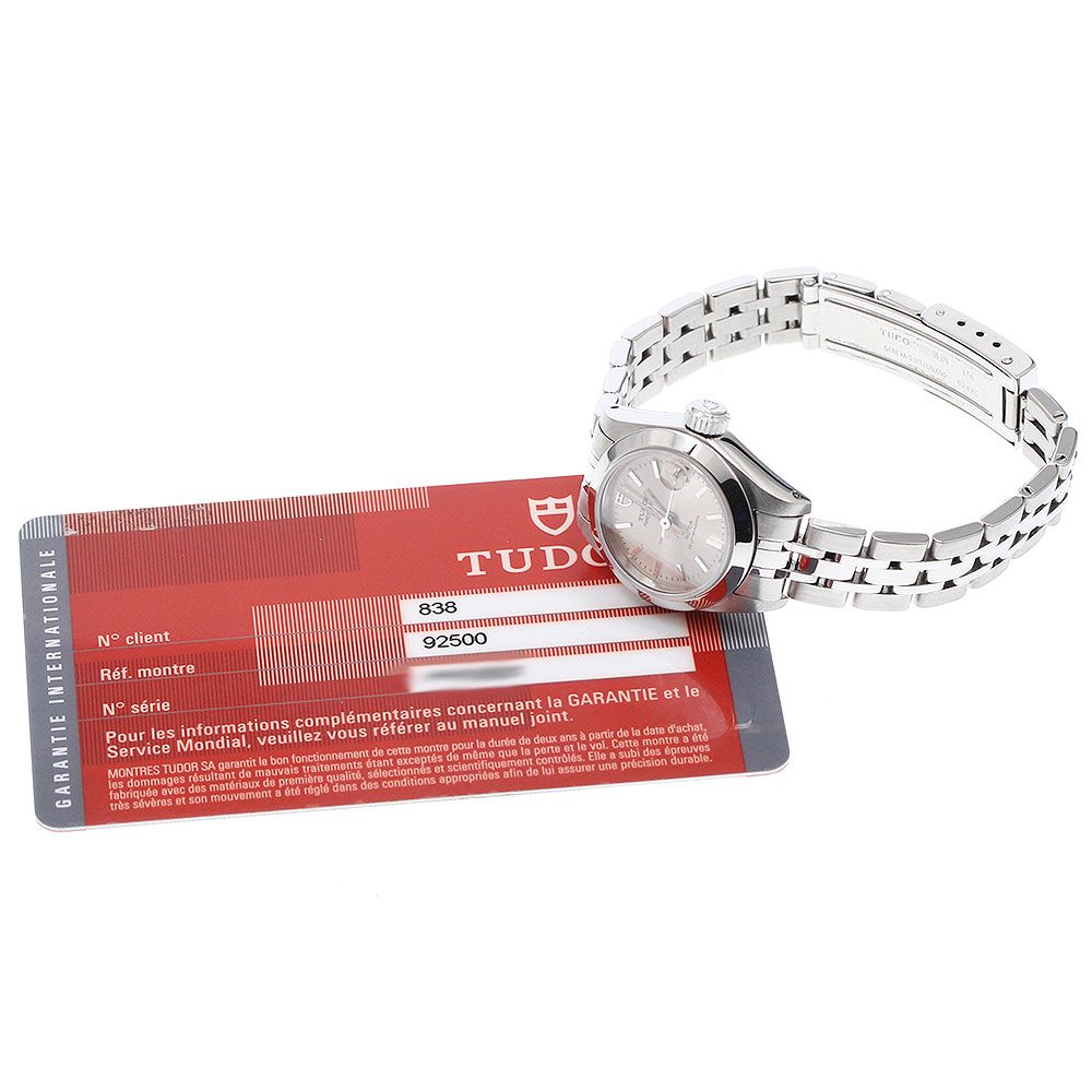チュードル TUDOR 92500 プリンセスデイト 自動巻き レディース 保証書付き_934181