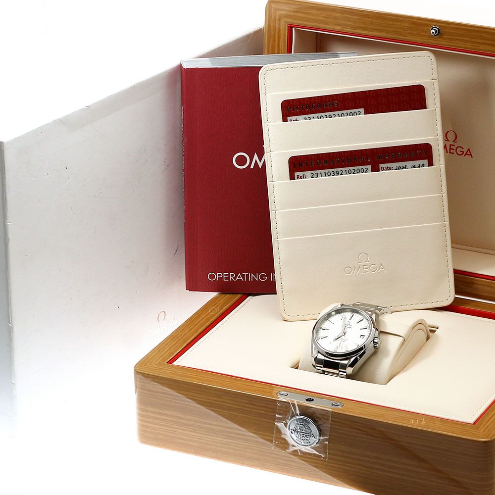 オメガ OMEGA 231.10.39.21.02.002 シーマスター アクアテラ マスターコーアクシャル 自動巻き メンズ 箱 保証書付き_932851