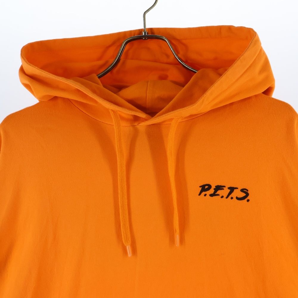 VETEMENTS (ヴェトモン) 17AW PETS フロントロゴプリント フーデッド