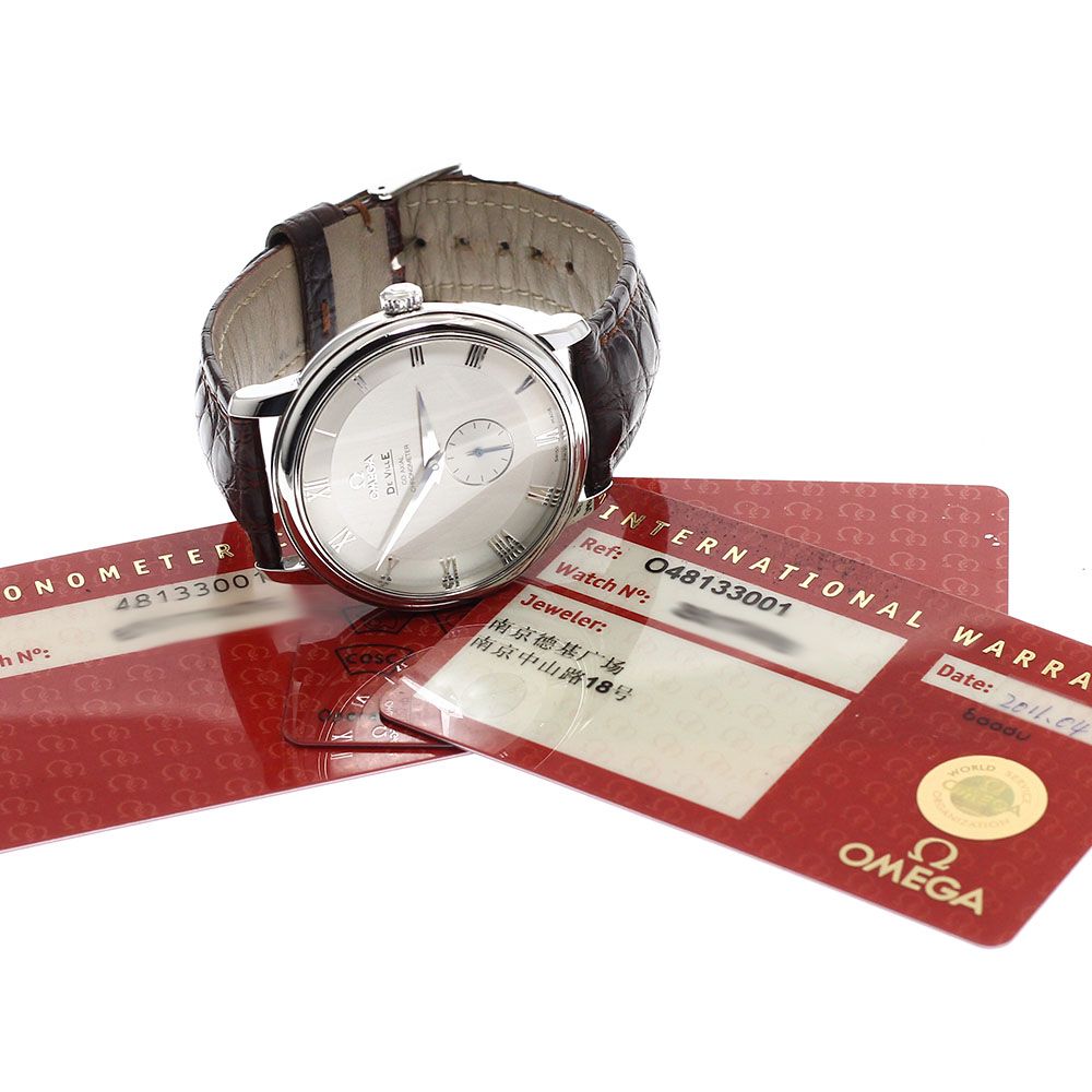 オメガ OMEGA 4813.30.01 デビル プレステージ コーアクシャル 自動巻き メンズ 保証書付き_933141