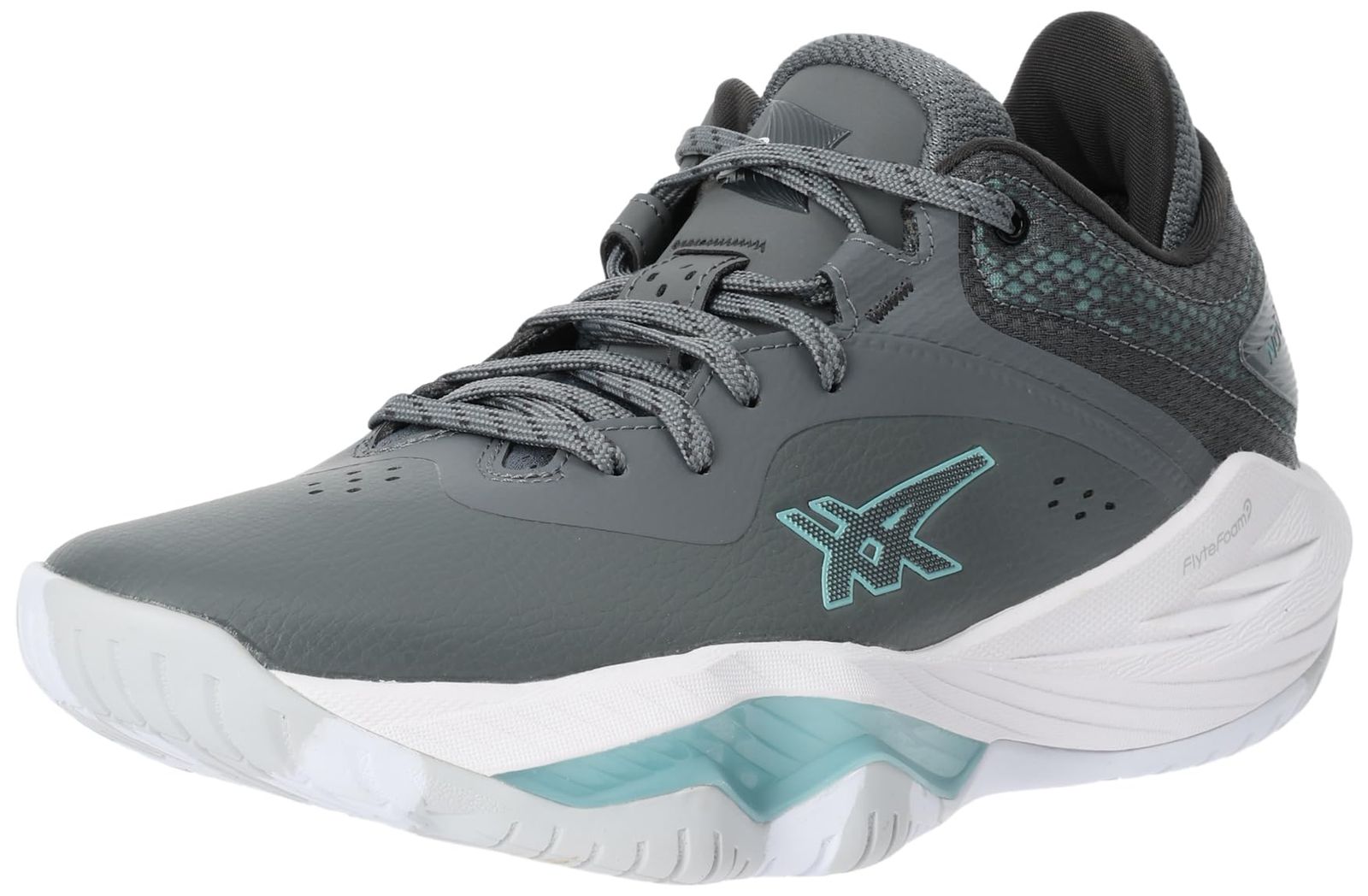 アシックス バスケットボールシューズ NOVA SURGE LOW メンズ 021 スティール グレー|ティール ティント 26.0 cm 2 E