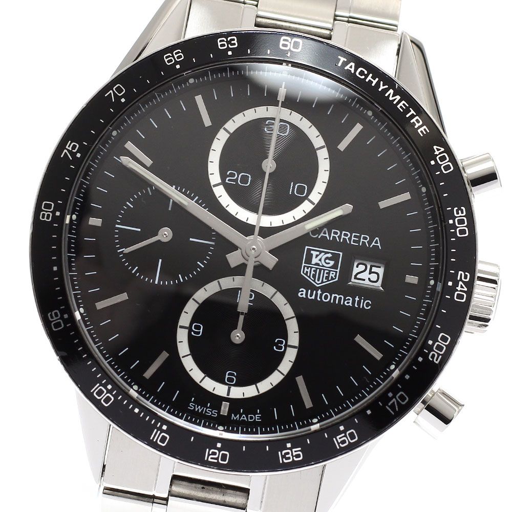 タグホイヤー TAG HEUER CV2010 3 カレラ クロノグラフ デイト メンズ _931741