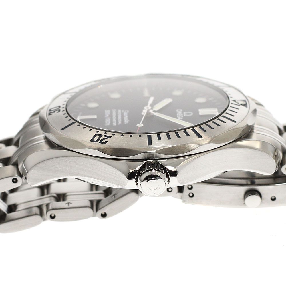  オメガ OMEGA 2251.80 シーマスター300 デイト 自動巻き メンズ 保証書付き_931707 自動巻き時計 腕時計(アナログ)