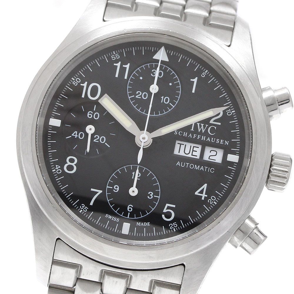 IWC IWC SCHAFFHAUSEN IW370607 パイロット フリーガー クロノグラフ デイデイト 自動巻き メンズ _935294