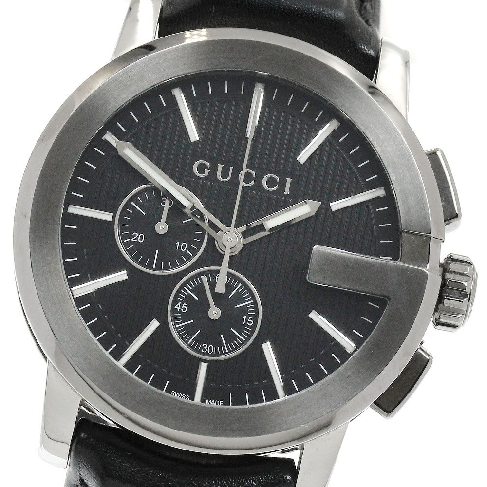 グッチ GUCCI 101.2| Gクロノ クォーツ メンズ 箱 保証書付き_921427