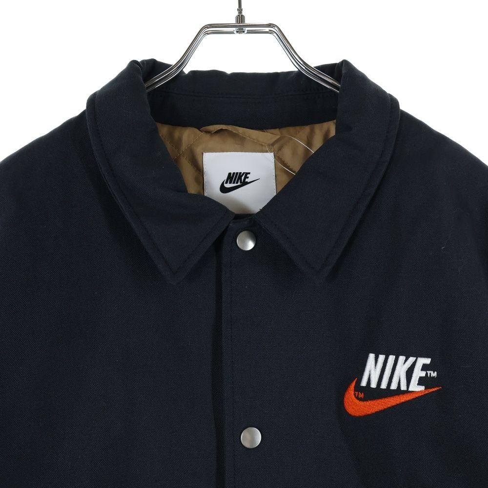 NIKE ナイキ NSW TREND CAPSULE WC 1 JACKET バックデザイン 胸ロゴ刺繍 コーチジャケット ブラック DM5276-045 NIKE (ナイキ) NSW TREND CAPSULE WC 1 JACKET バックデザイン 胸ロゴ