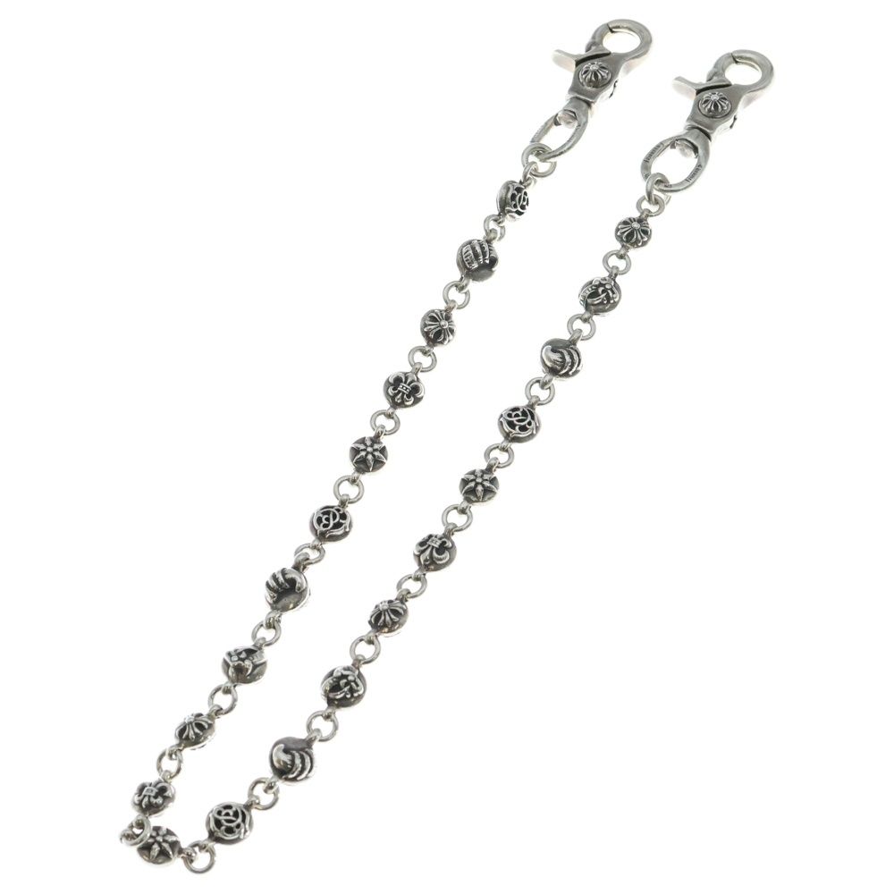 クロムハーツ サイズ:ロング  2MULTIBALL LONG-T 2クリップロング#2マルチボール シルバーウォレットチェーン 中古 SS07 CHROME HEARTS (クロムハーツ) 2MULTIBALL LONG-T 2クリップロング #2
