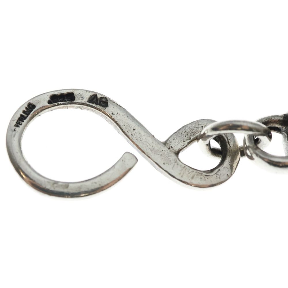 A&G (エーアンドジー) 1クリップ ローラーウォレットチェーン シルバー