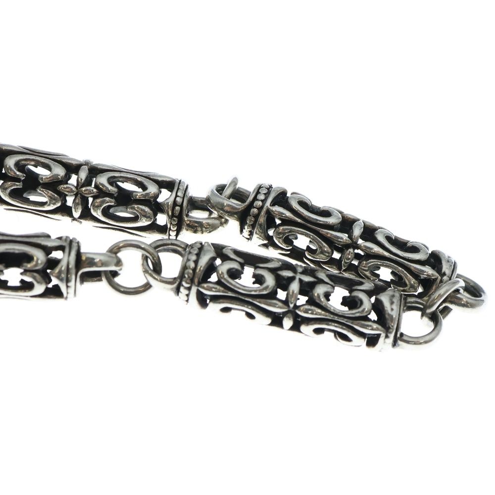 A&G (エーアンドジー) 1クリップ ローラーウォレットチェーン シルバー