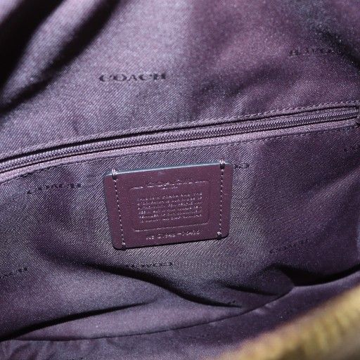 コーチ COACH 76436 ハンドバッグ ショルダー 2WAY レザー ロゴ 茶