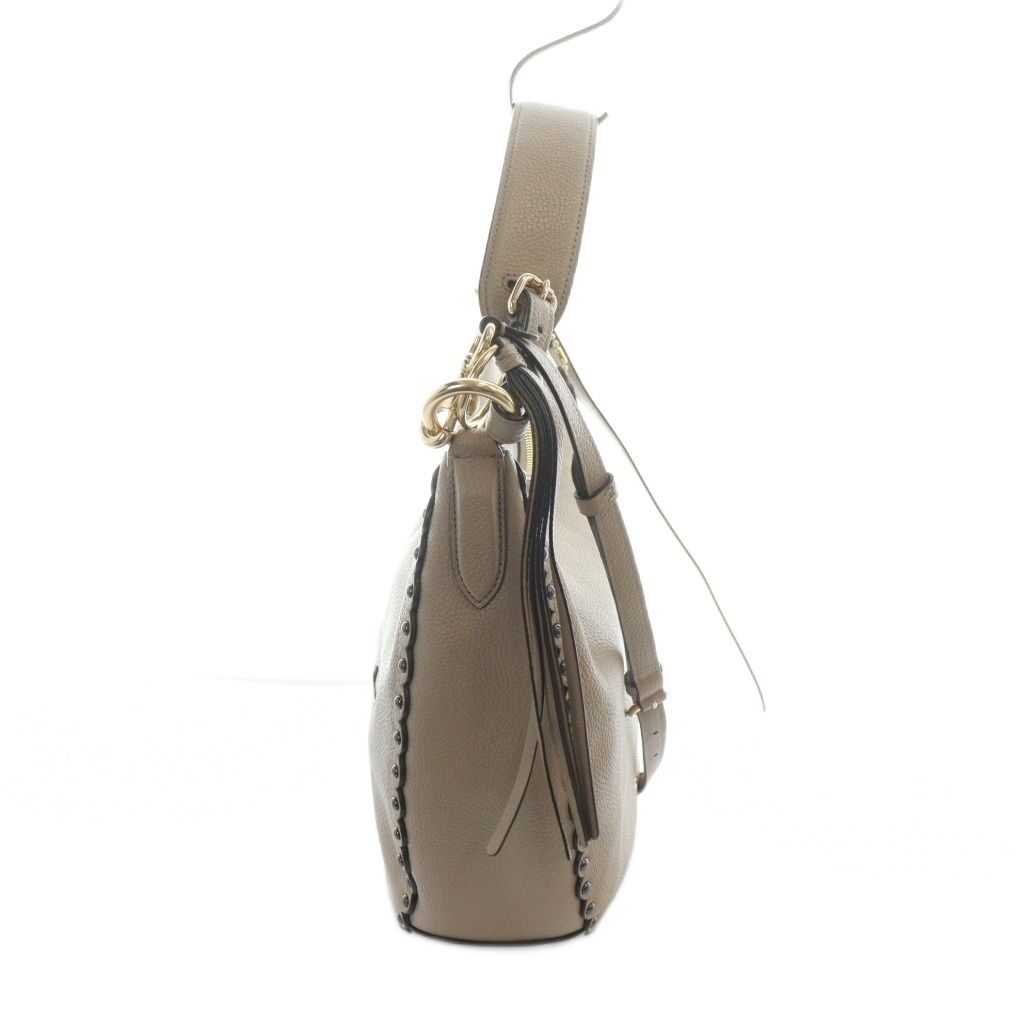 コーチ COACH 76436 ハンドバッグ ショルダー 2WAY レザー ロゴ 茶