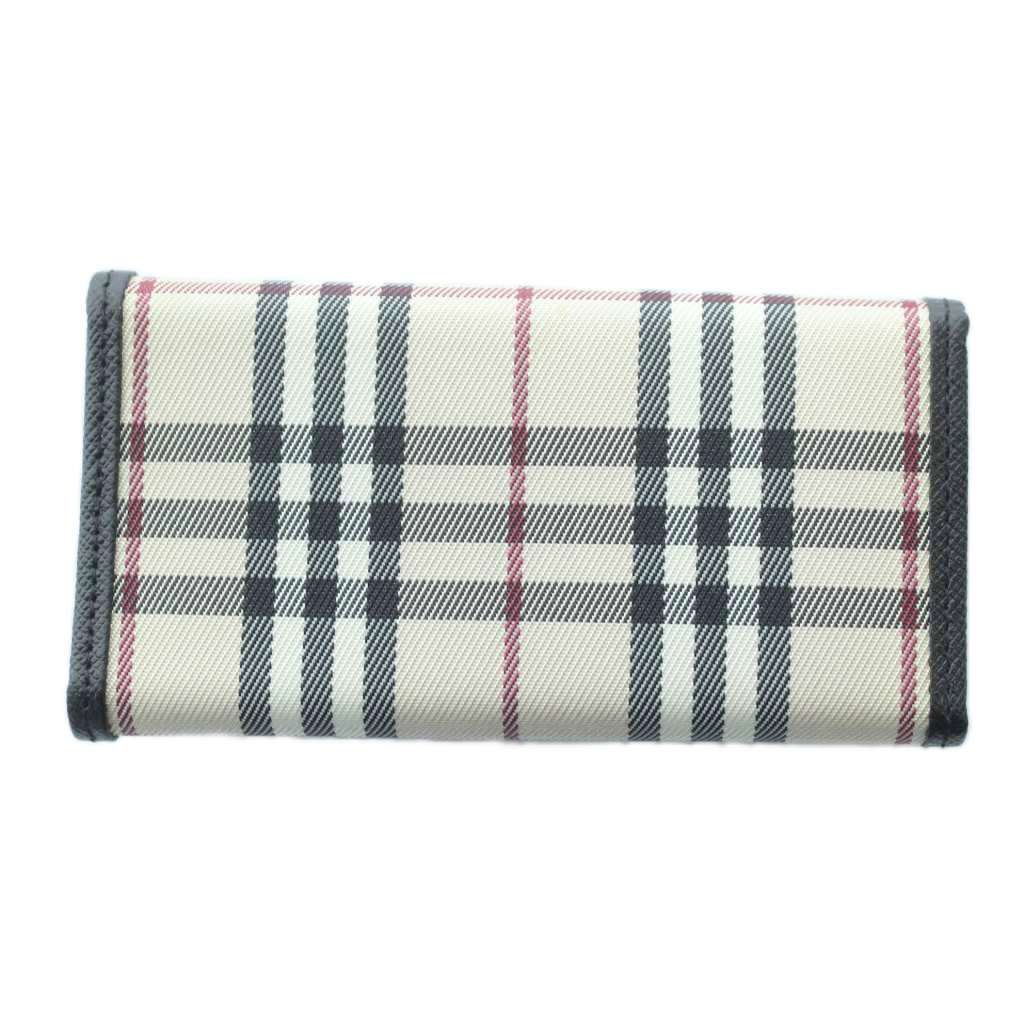 BURBERRY バーバリー ノバチェック レザー キャンバス ケース BURBERRY バーバリー ノバチェック レザー キャンバス ケース BURBERRY