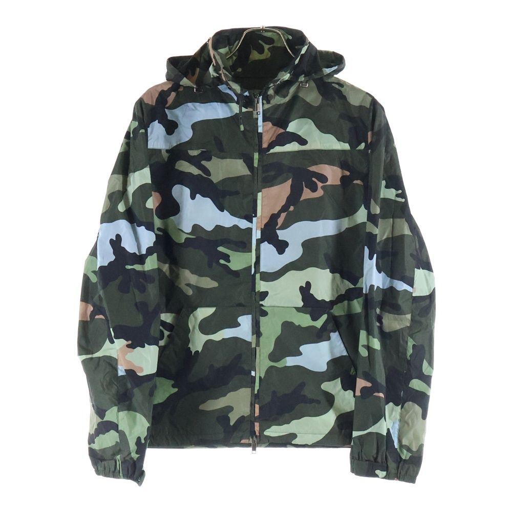 valentino 2wayナイロンジャケット VALENTINO (ヴァレンティノ) カモ柄 フード付きナイロンジャケット